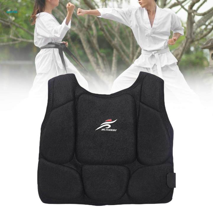 Karate Chest Protector Protective Gear Taekwondo Protector Vest for Kickboxing Boxing Martial Arts