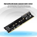 DDR3 DDR4 DDR2 to M2 SSD Adapter Black PCB SATA 15Pin Power + SATA 7Pin Data Port.