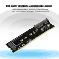 DDR3 DDR4 DDR2 to M2 SSD Adapter DDR to M.2 Hard Disk Adapter Card Black SATA 15Pin Power + SATA 7Pin Data Port. 