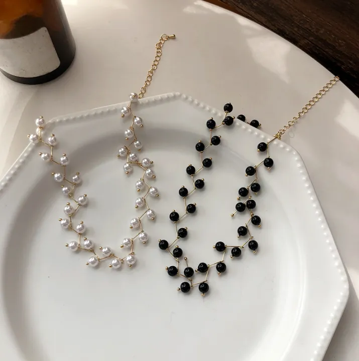 Trendy%20Fashionable%20Pearl%20Choker%20Necklace%20for%20Girls%20Simple%20Stylish-%20Rhinestone%20Charm%20Chain%20Necklaces%20for%20Women%20Party%20Accessory%20New%20Collection%20-%20Image%209