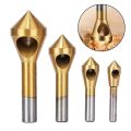 Punch Tool Chamfering Boring Drill Bit Chamfer 90 Degree HSS Deburring Chamfering Cutter Counter Sink Drill Bit Wood Chamfering Cutter Countersink Drill Bits. 