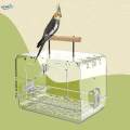 Acrylic Villa Bird Cage Hamster Cage for Cockatiels Parrotlets Small Birds Bird Cage.