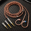 CVJ VS400 Typec interchangeable audio plug 2.5 3.5 4.4mm cable 0.75mm C pin 0.78mm mmcx. 