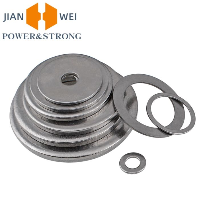100/50/10pcs%20304%20Stainless%20Steel%20Washers%20Thickened%20Shim%20M1.6%20M2%20M3%20M4%20M5%20M6%20M8%20M10%20M12%20M16%20M18%20M20%20M24%20M27%20M30%20M36%20Metal%20Gasket%20-%20Image%204