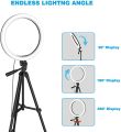 16" Ring Light With Stand & Phone Holder for Live Strea4. 