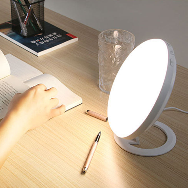 GC%20Therapy%20Lamp%20Round%20Sad%20Night%20Light%20UV%20Free%20Daylight%205%20Levels%20Brightness%20Adjustable%204%20Timers%20And%20Memory%20Function%20Light%20For%20Blue%20Mood%20-%20Image%206