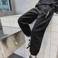 2023 Autumn and Winter Boys' New Fashion Solid Color Thickened Loose Versatile Sports Pants Casual Comfort Versatile Pants. 