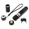 Green Rechargeable Laser Pointer Adjustable Focus Aluminum Alloy Multicolor Laser Light - cycle light. 