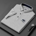 New Embroidered Polo Shirt Men's High-end Luxury Top Summer Casual Lapel Short Sleeve T-shirt Men Shirts. 
