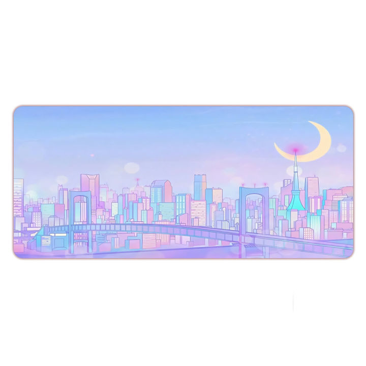 Minimalist mouse pad 800x300 non slip rubber game keyboard pad
