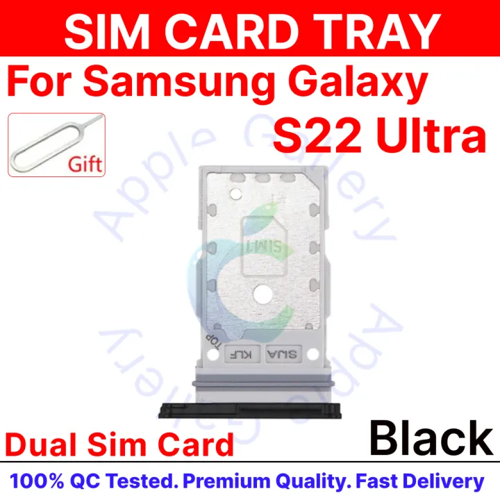 For%20Samsung%20Galaxy%20S22%20Ultra%20Dual%20&%20Singel%20Sim%20Slot%20Card%20Tray%20Holder%20with%20Sim%20Ejector%20Pin%20Replacement%20Parts%20-%20Image%205