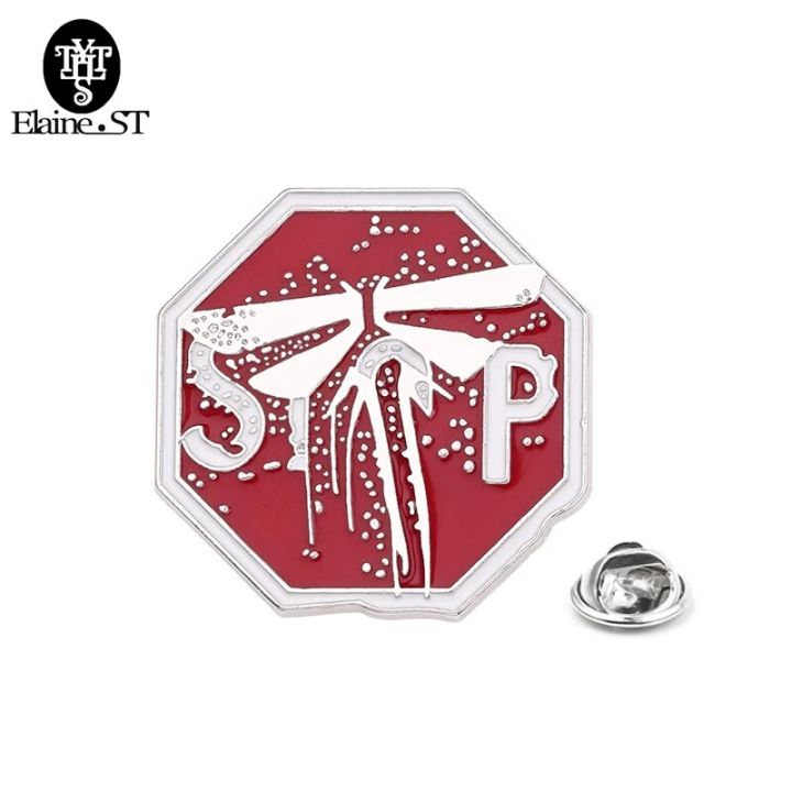 【beauty code store】The Last of Us Part II 2 Firefly Logo Badges 3D Metal Pins Cosplay Accessories Gifts Pins