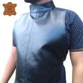 Annex Bangladesh CGA01 Black Color Leather Cheast Guard for Biker Fashion Leather Coats. 