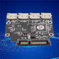 4 Way Micro-SD TF Card to SATA Serial Adapter SSD Industrial Embedded Mobile Storage Module. 
