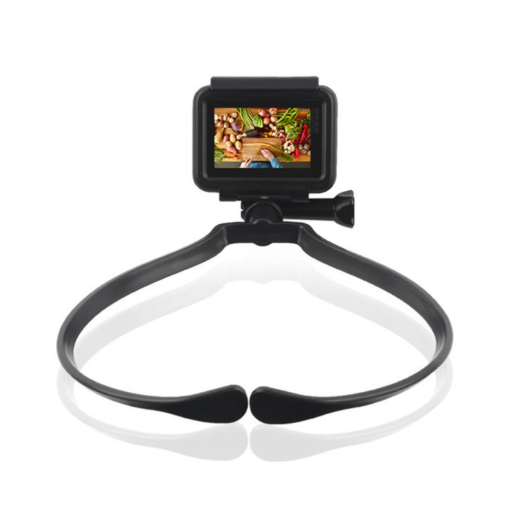 POV collar style halter neck Gopro selfie stand phone holder video selfie stand creative live stabilizer