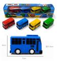 4 PCS/Pack Cartoon Mini TAYO Bus Taxi Back Children\'s Educational Toys. 