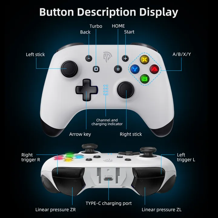 EasySMX%209124%20Bluetooth%20Gaming%20Controller,%20Wireless%20Joystick%20Control%20for%20Nintendo%20Switch,%20PC%20Windows,%20iOS%20Mac,%20Android%20TV,%20Phone%20-%20Image%205