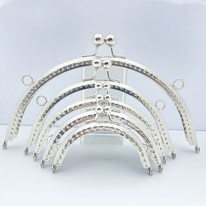 1PCS%208.5/10.5/12.5/15.5CM%20Glossy%20Silver%20Basic%20Semicircle%20Metal%20Purse%20Frame%20Kiss%20Clasp%20Lock%20DIY%20Bag%20Accessories%20Demoo%20-%20Image%202