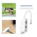 3 In 1 Thunderbolt Port Mini Displayport HDMI-compatible DVI VGA Display Port Adapter Cables For Mac Macbook White.
