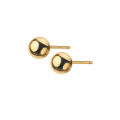 INZATT Real 925 Sterling Silver 18K Gold 2.5/3/4/5MM Bead Stud Earrings For Women Fine Jewelry Ear Hole Minimalist Accessories. 