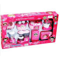 Kitchen and Household Utility 8 Pcs Toy Set for Kids Working Household Appliances (Microwave Oven, JMG, Refrigerator ) Toy for Girls.