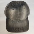 Light Black Denim Wash Cap/ Hat Premium.
