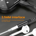 Crouch Lightning To 3.5MM Adapter For iphone 12 11 XS XR ipad Headphones Audio Cable Lightning Male To 3.5 Female Adapter Cable.