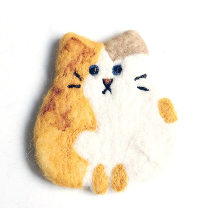 1PC%20Felted%20Wool%20Cat%20Coasters%20Cute%20Animals%20Handmade%20Coasters%20Ins%20Kitten%20Cup%20Pad%20Home%20Photo%20Props%20Dining%20Table%20Decoration%20-%20Image%203