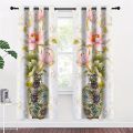 2pcs 3D Beautiful Vase Lotus Flower Digital Printed Curtain Living Room Curtains Grommet Top Curtains Living Room Office Home. 