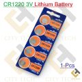 CR1220 3V Lithium Battery Coin Cell Button Type CR1220 Lithium Watch Batteries CR 1220 For Watch Calculator And Electronics Devices. 