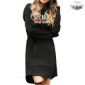 Hoodies Women Sweatshirt Dress Solid Autumn Winter Warm Loose Oversized Hoodie Female Pullover Long Length. 