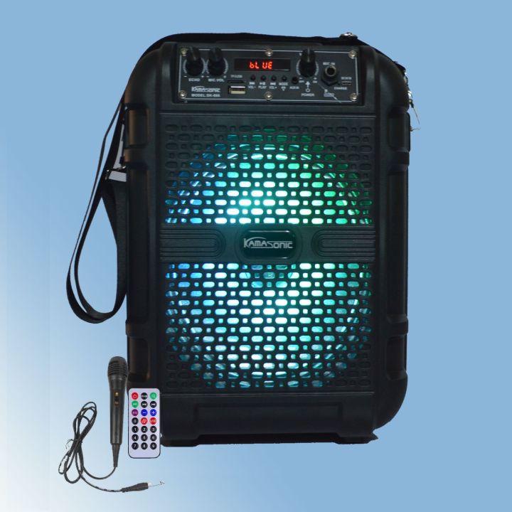 Kamasonic%20TR-866L%20Rechargeable%20Bluetooth%20Portable%20Trolley%20Speaker%20With%20Wire%20Microphone%20-%20Image%202