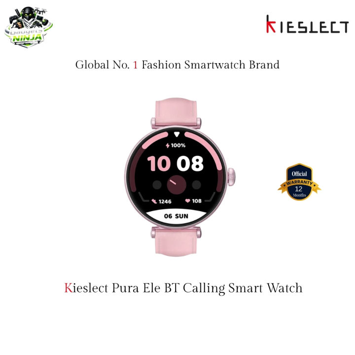 Kieslect Pura Ele BT Calling Smart Watch