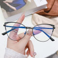 Fashion Simple Personality Anti Blue Light Glasses For Women Men Retro Cat Eye Frame Reading Computer Clear Lens Eyeglasses. 