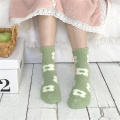 Floor Socks Padded Warm Fuzzy Home Slipper Socks Sleeping Socks Winter Coral Velvet Socks Mid Calf.