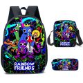 Rainbow Friends Backpack Colorful Boys Girls School Bags Capacity Students Bag Anime Cartoon Waterproof Backpack For Kids Gifts. 