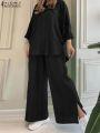 Women Casual 2PCS 2023 Autumn Solid Pant Sets Pocket Lapel Shirt Outfit Tracksuit. 