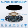 50W Wireless Charger Pad for Samsung S23 S22 Ultra Note10 iPhone 12 13 14 Pro Max Phone Charger Induction Fast Charging Station.