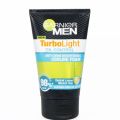 International European product Skin care Garnier Men Turbolight Oil Control Anti-Shine Brightening Cooling Foam face wash used for male - 100 ml. 