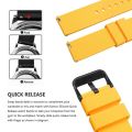 20mm 22mm Quick Release Silicone Watch Bands Soft Rubber Watch Bands Waterproof Men Women Unisex Flat Head Strap Watch Straps. 