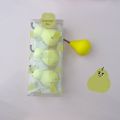 New Fruit Cosmetic Egg Makeup Puff Kit Non-Latex Sponge Mango Peach Pear. 