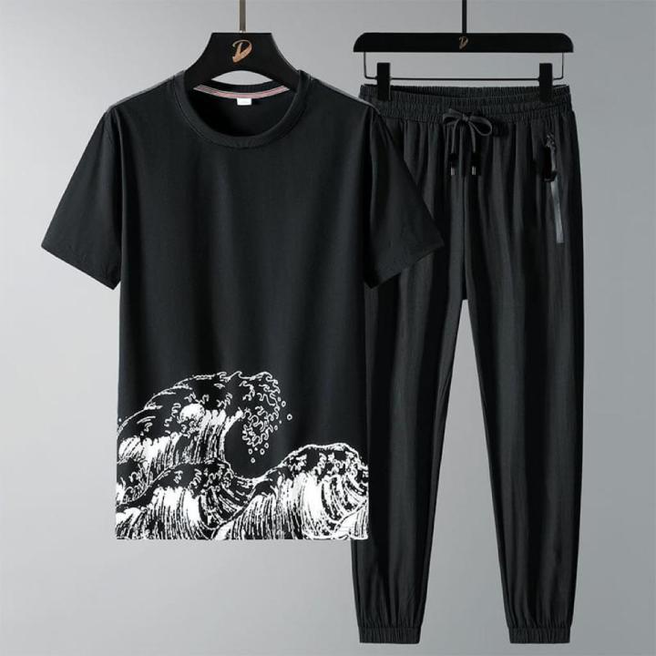 Combo SET - Black T-Shirt And Trouser for Boy