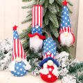 4th Of July Hanging Ornaments, Good Luck Blessings 4th Of July Patriotic Gnome for House.