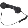 3.5mm Creative Earphone Mobile Phone Telephone Receivers Handset Retro Telephones Receiver For Interface Cellphone Gift.
