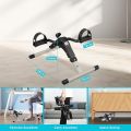 Mini Exercise Cycle/Portable Folding Arm & Leg Pedal Exerciser With Digital Lcd Display Home Indoor Mini Exercise Bike Resistance Adjustable - Sports & Fitness.