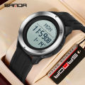 Sanda Multi functional Mileage Calorie Outdoor Sports Simple Waterproof LED Men's Watch SD2197-6. 