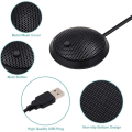 LKPCIGCXM 2X Conference USB Microphone,Omnidirectional Condenser PC Microphone with Mute Button LED Indicator,Plug & Play,for Game. 