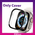 Pix Apple Watch Ultra 49mm Case Apple Watch Ultra Hard Clear Screen Protector Cover Full Case with Glass Screen Protector IWATCH Series 8 Pro Ultra Watch Case.
