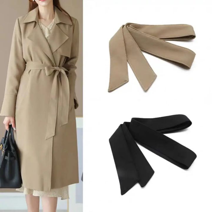 Women%20Trench%20Coat%20Belt%20Adjustable%20Buckle%20Fitted%20Long%20Waist%20Strap%20Women%20Casual%20Overcoat%20Wide%20Waist%20Belt%20Clothes%20Ornament%20-%20Image%203