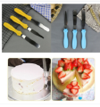 Kitchen 3-Piece Set - Butter Knife - Cake Spatula - Palette - Essential Tools For Icing And Decorating Cakes And Pastries.